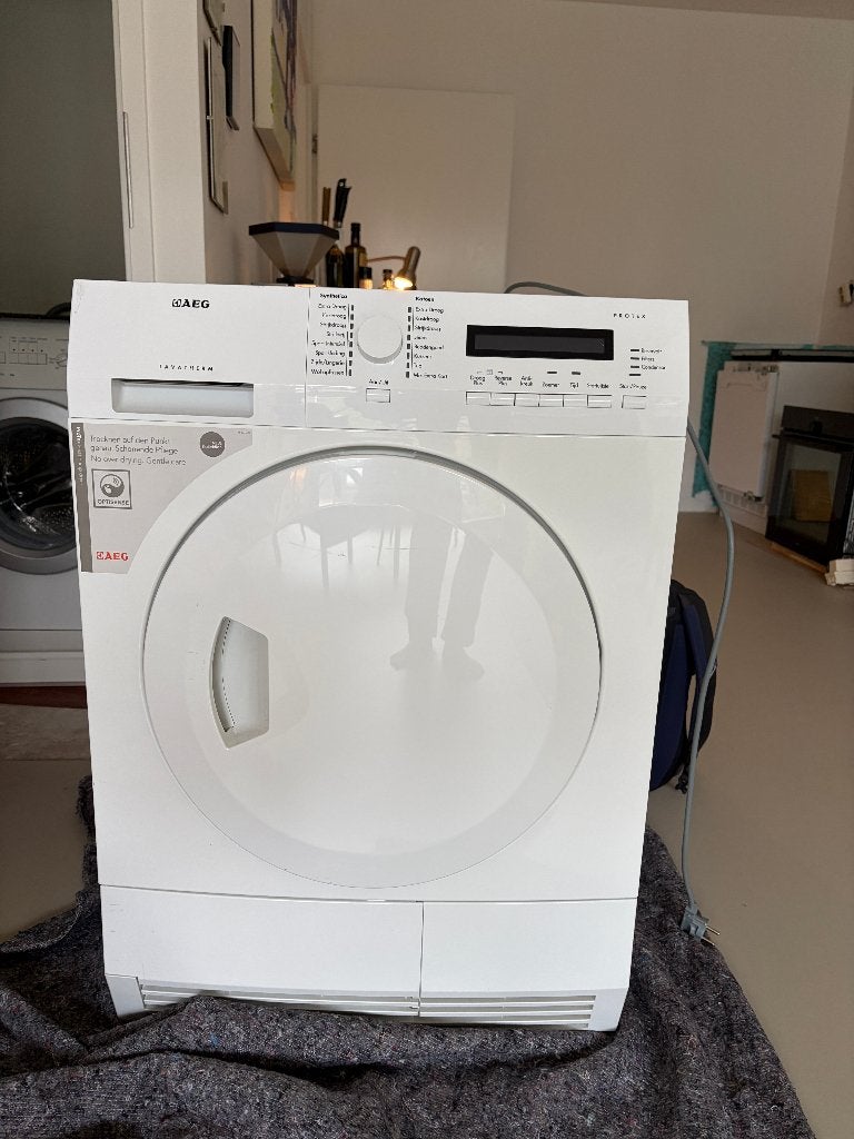AEG droger, Witgoed en Apparatuur, Ophalen, 6 tot 8 kg, Gebruikt, Voorlader