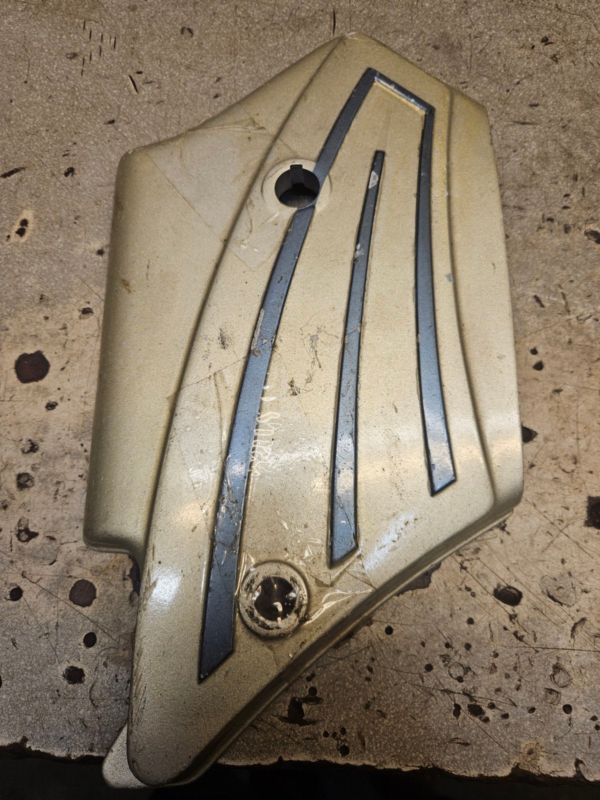 Zündapp 510 zijkap/zijdeksel 510-10.135/11, Ophalen of Verzenden, Gebruikt, Cilinder