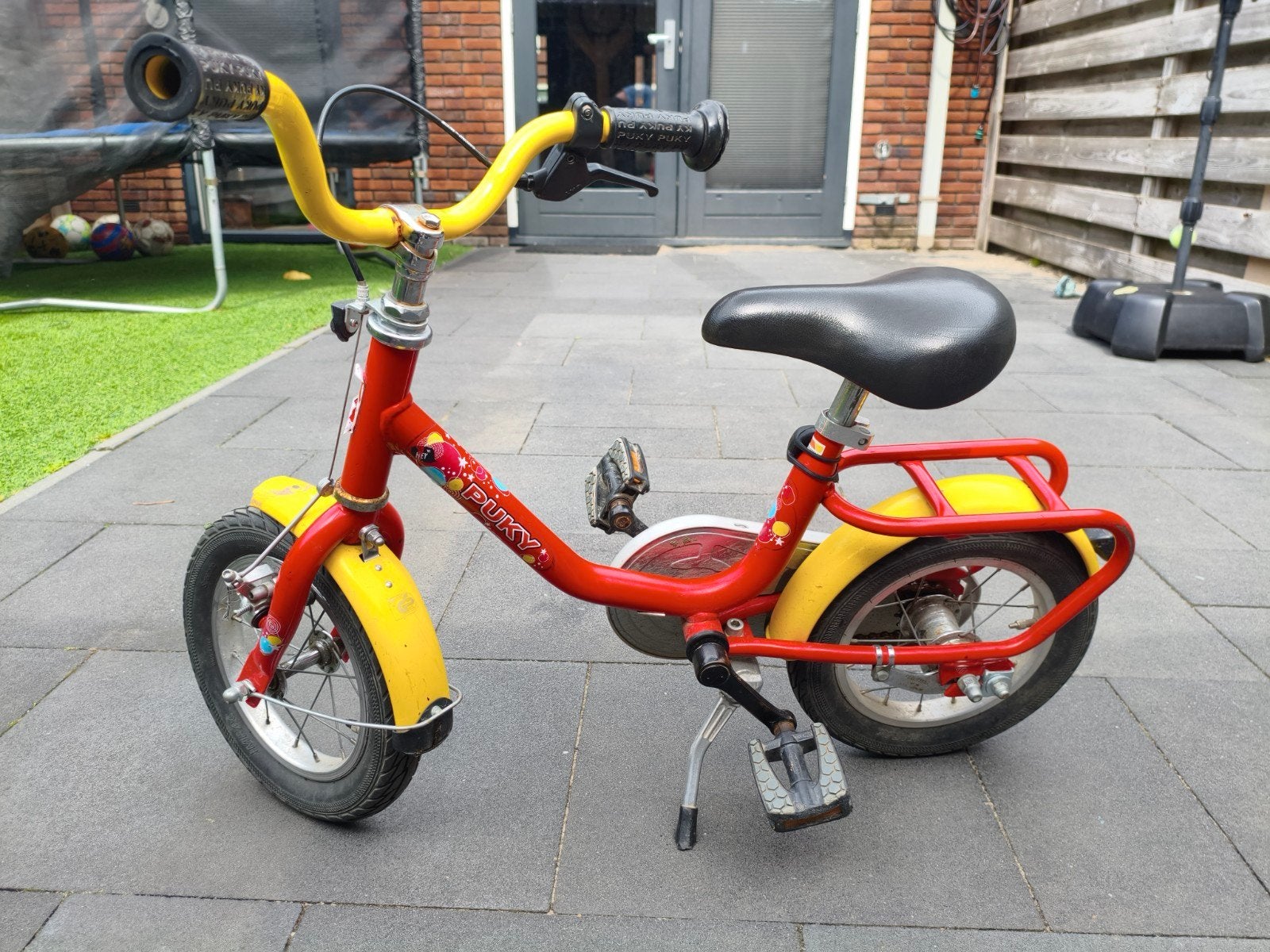 Stevige Puky kinderfiets 14 inch met zijwieltjes, Fietsen en Brommers, Fietsen | Kinderfietsjes, Ophalen, Zijwieltjes, Gebruikt
