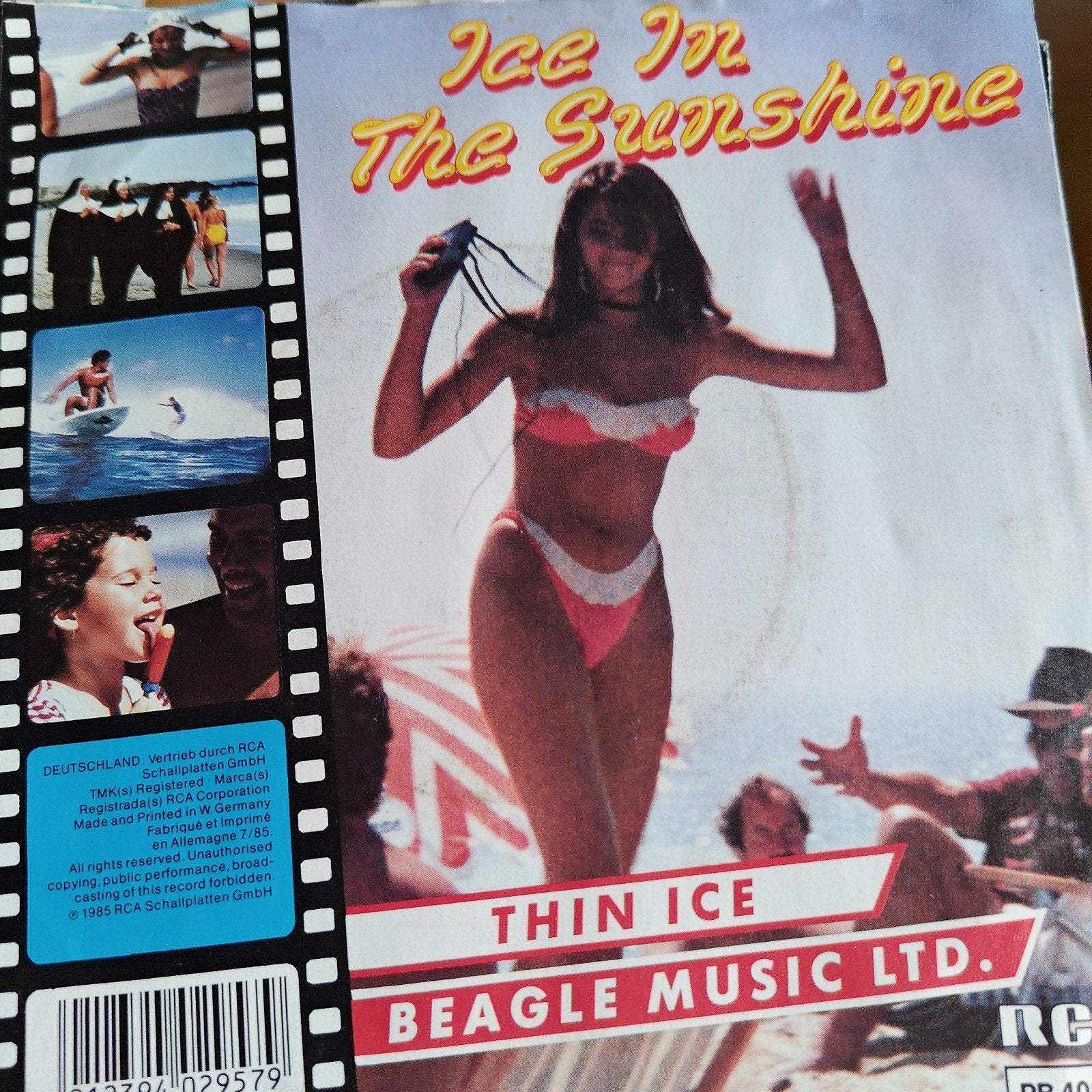 Thin Ice - Ice In The Sunshine (1985 Single), Ophalen of Verzenden, Gebruikt, 7 inch