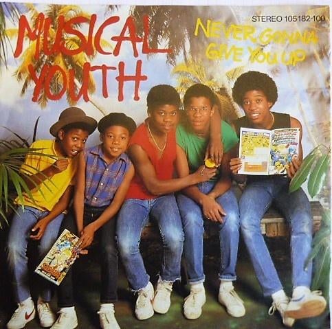 Musical Youth - Never Gonna Give You Up (Single), Cd's en Dvd's, Vinyl Singles, Latin en Salsa, Gebruikt, 7 inch, Single