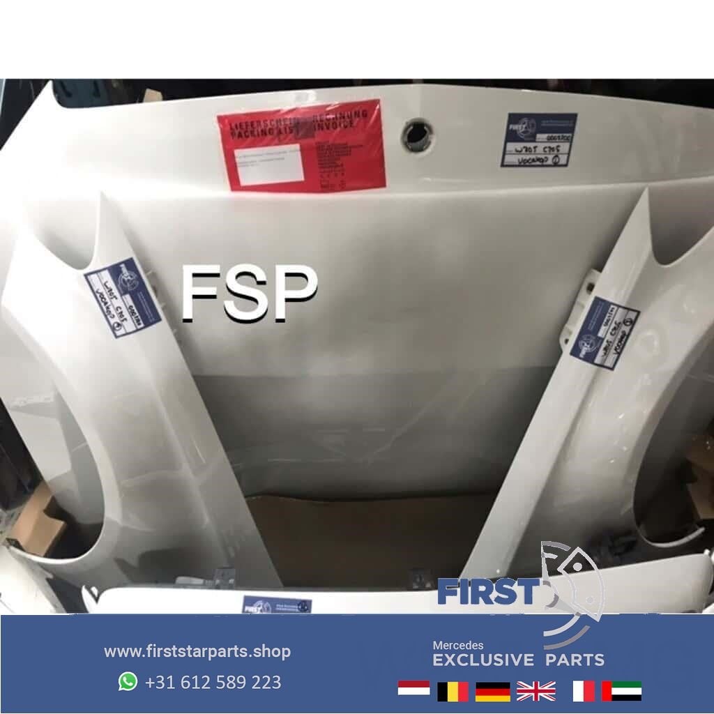 W205 C205 C43 AMG VOORKOP onderdelen Mercedes C Klasse WIT F, Gebruikt, -, Voor, Ophalen of Verzenden