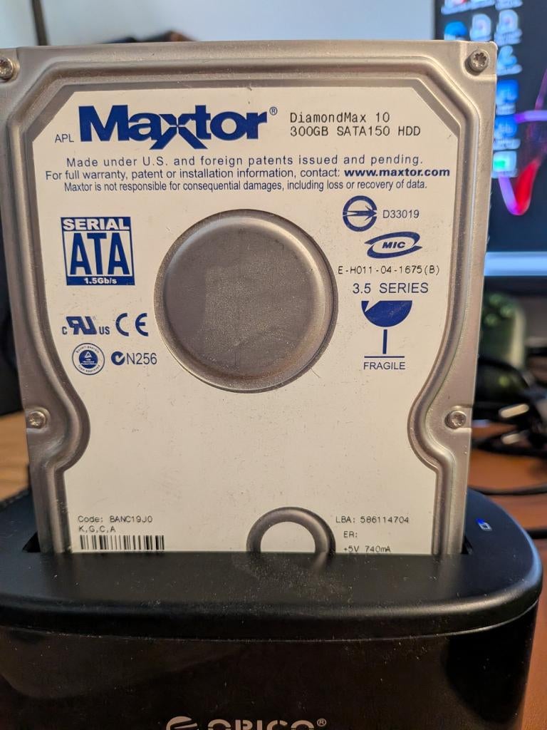 Maxtor DiamondMax 10 300GB sata, Ophalen of Verzenden, Desktop