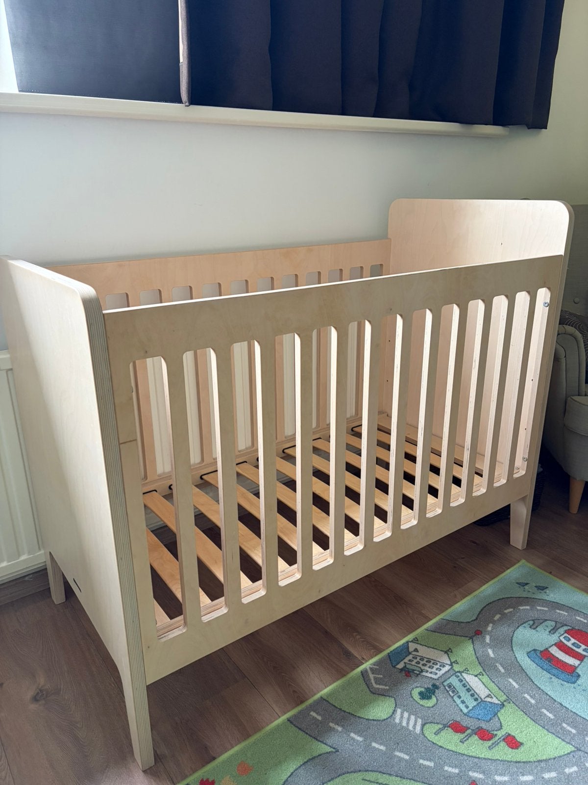Kidsmill ledikant 120x60cm, Ophalen, Zo goed als nieuw, Ledikant