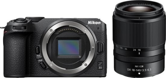 Nieuw: Nikon Z30 systeemcamera + NIKKOR Z 18-140mm f/3.5-6.3, Ophalen, Beeldstabilisatie, Nieuw, Nikon
