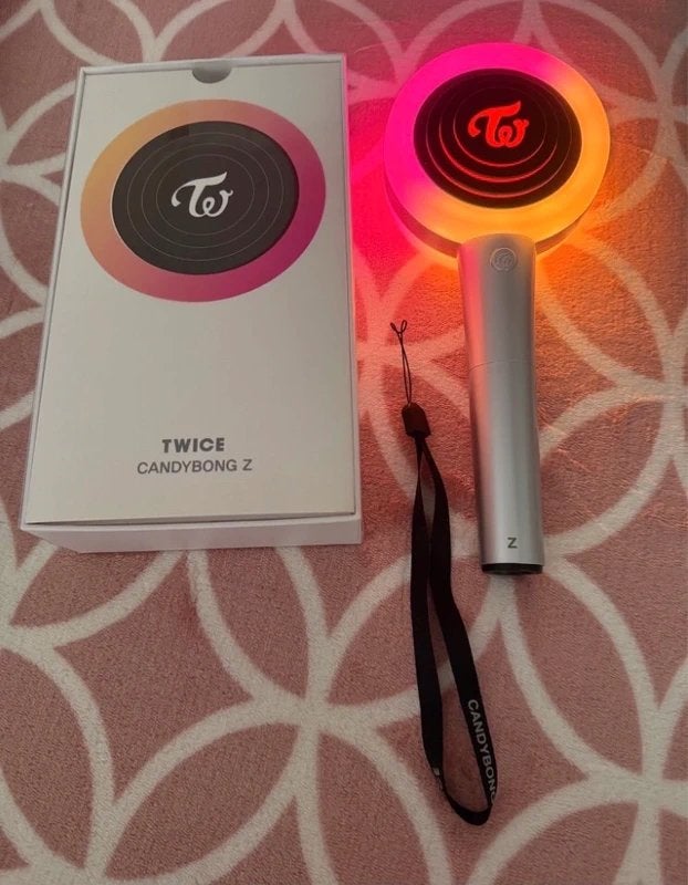 Twice Candybong Z light stick, Ophalen of Verzenden, Zo goed als nieuw, Foto of Kaart
