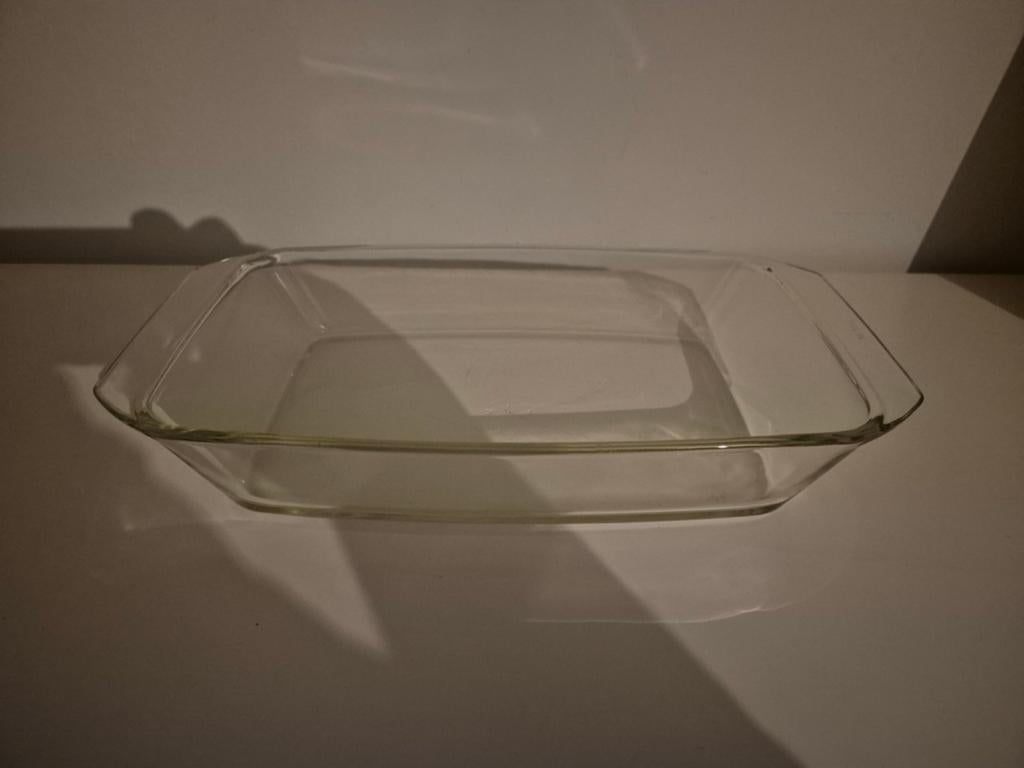 Ovenschaal glas 30 x 17 cm, Ophalen of Verzenden, Rond, Glas