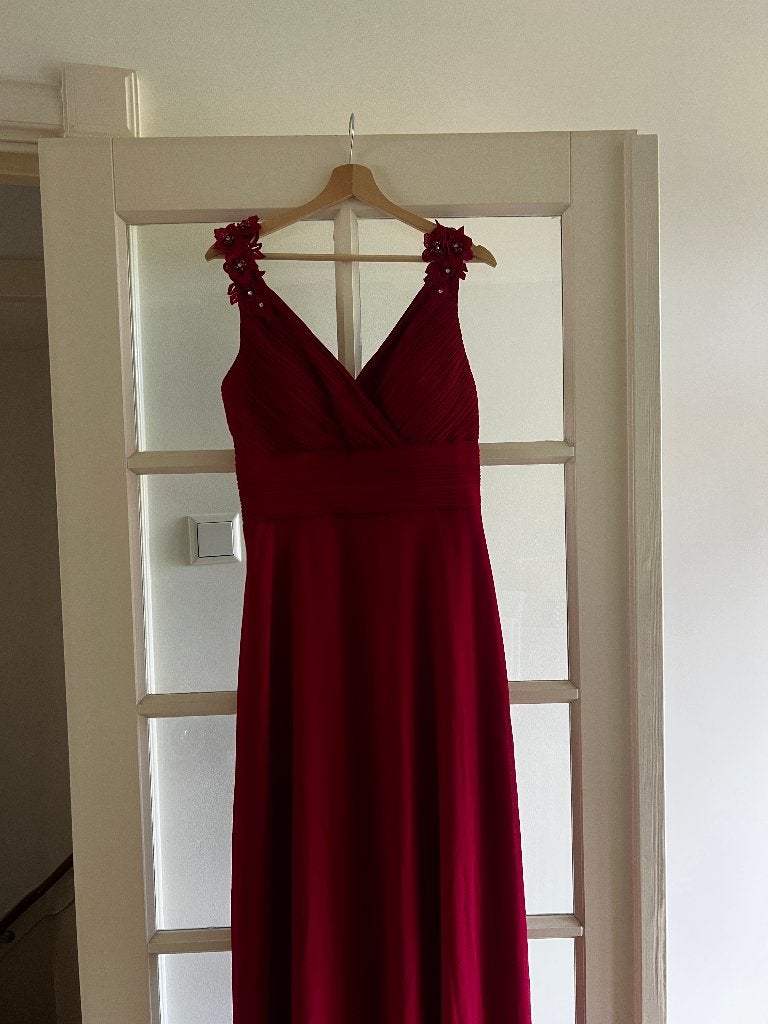 Galajurk (rood), Kleding | Dames, Ophalen, Galajurk, Maat 42/44 (L), Zo goed als nieuw