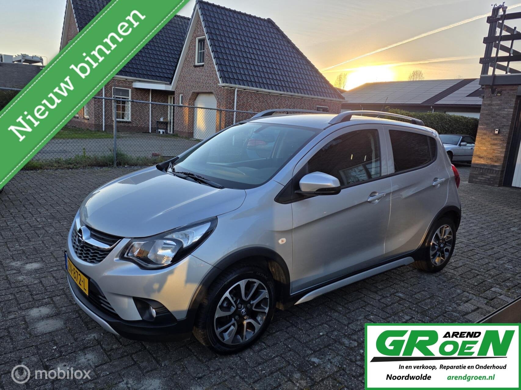 Opel KARL 1.0 Rocks Online Edition airco apple carplay, Voorwielaandrijving, 839 kg, Gebruikt, Euro 6