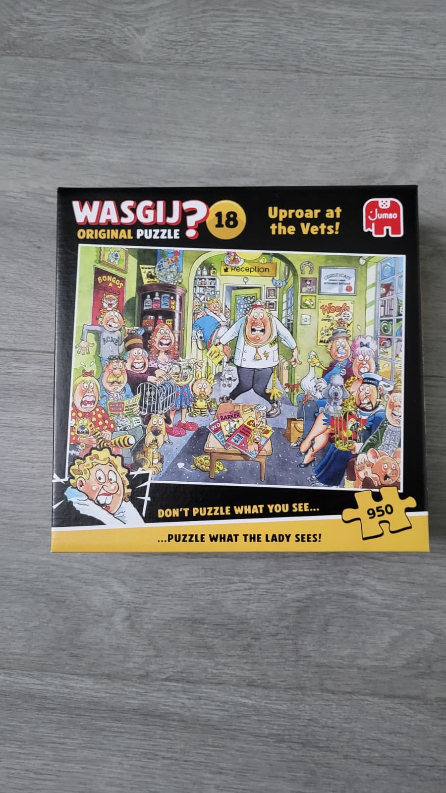 Wasgij puzzel 950 stuks, Ophalen of Verzenden, 500 t/m 1500 stukjes, Zo goed als nieuw