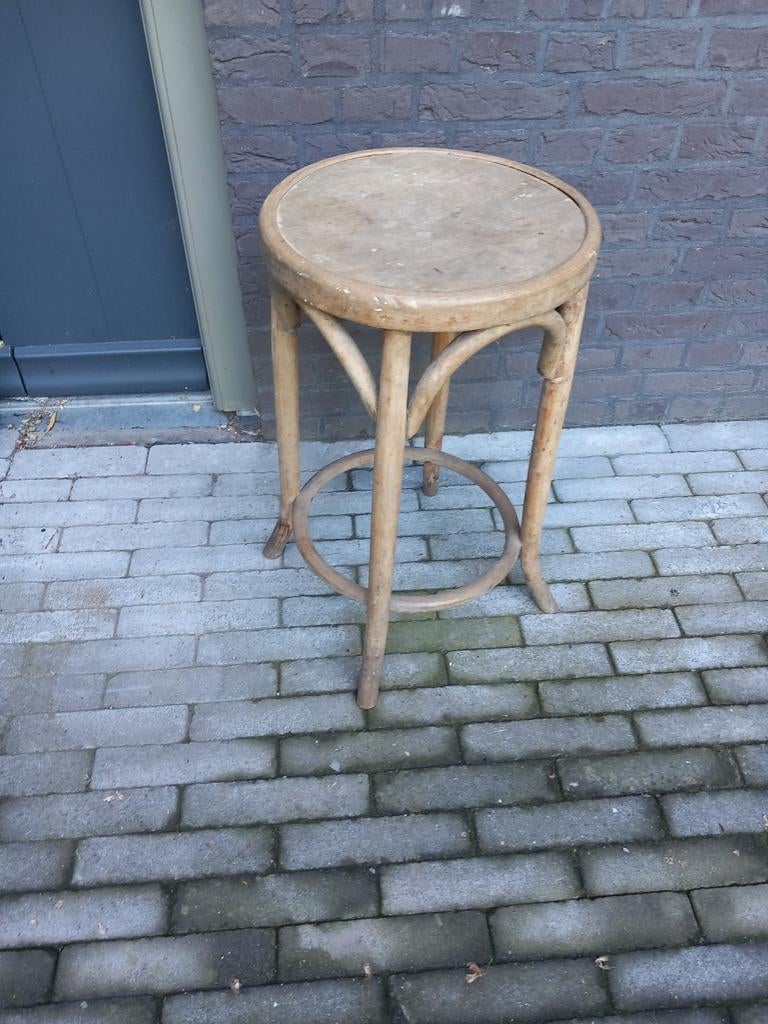 Oude boeren kruk, Antiek en Kunst, Curiosa en Brocante, Ophalen of Verzenden