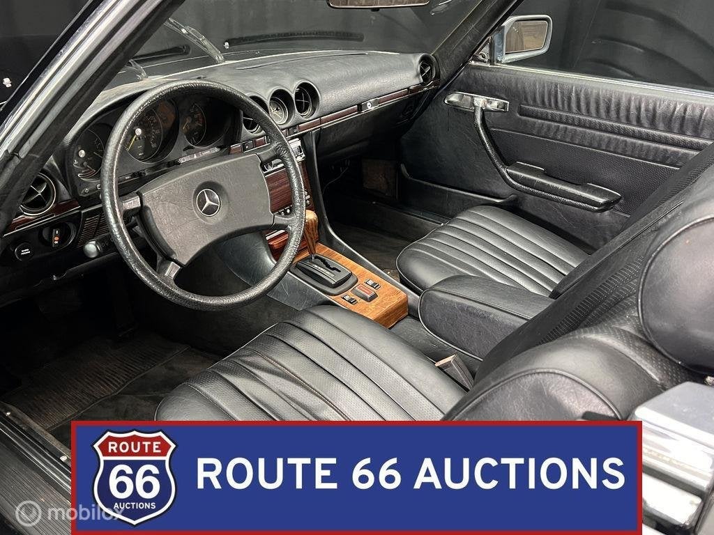 Mercedes-Benz 380 SL | 1982 | Route 66 Auctions, Auto's, Overige carrosserieën, Zwart, Mercedes-Benz, Bedrijf