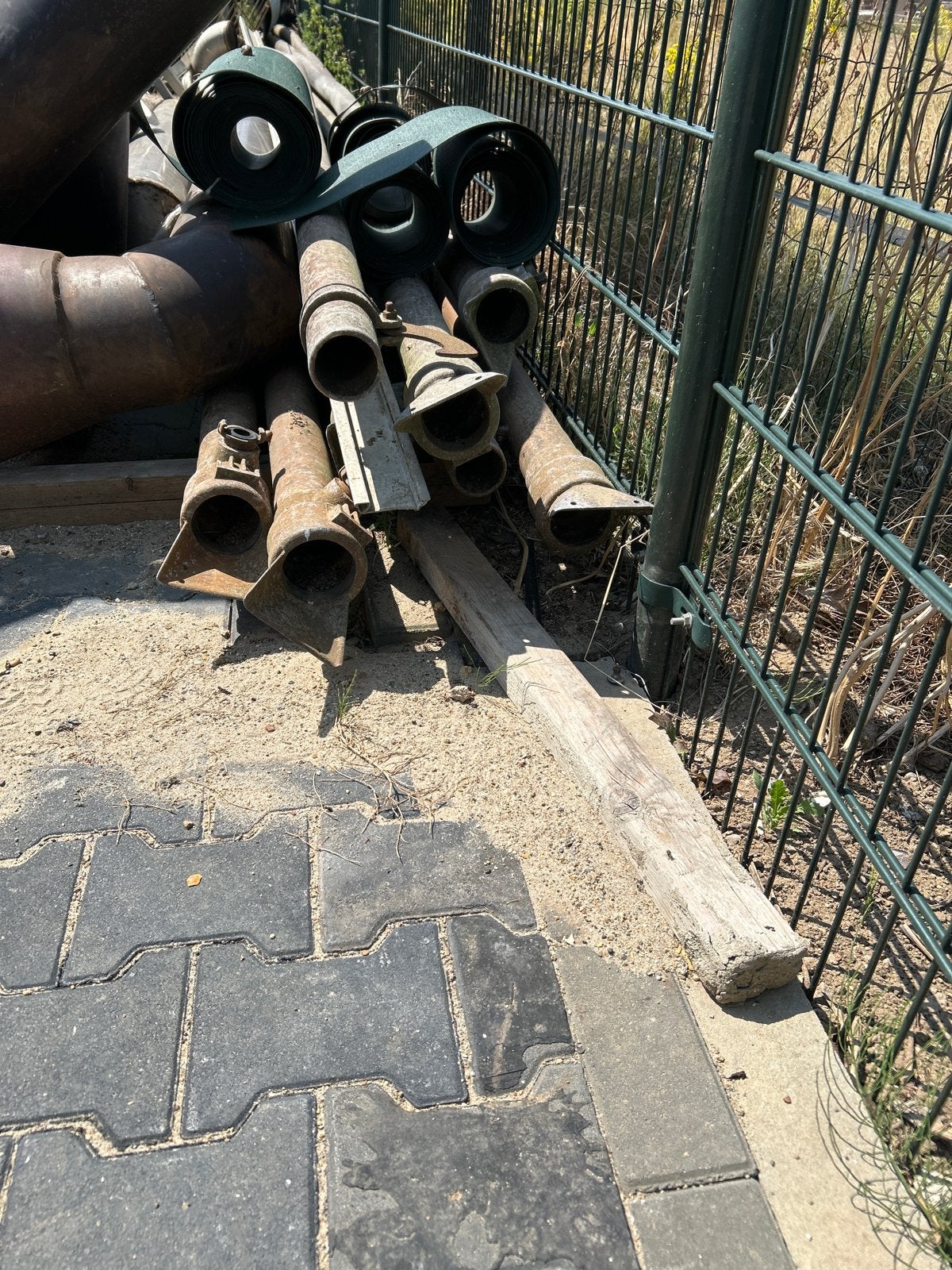 8 beregeningsbuizen 9m lang, 75mm diameter, Ophalen of Verzenden, Gebruikt, Overige typen
