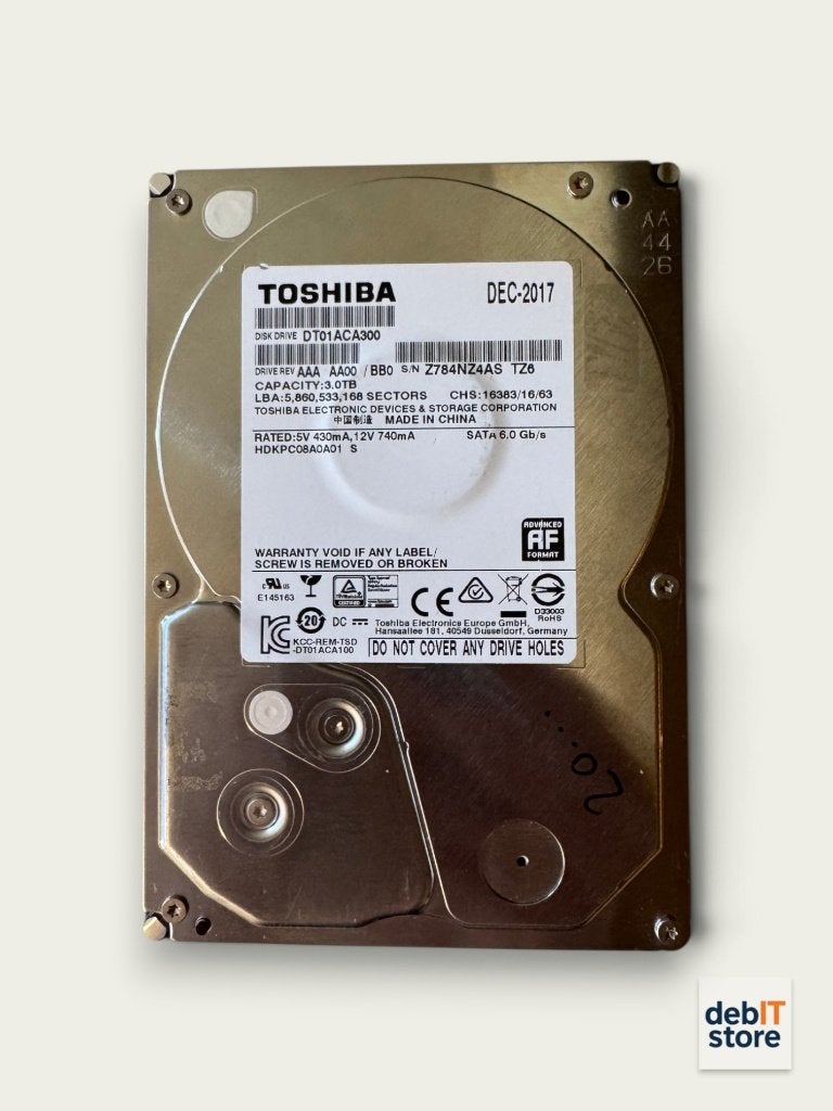 Toshiba 3tb NAS - Server HDD (meerdere stuks), Server, Info@debitstore.nl, Ophalen of Verzenden, 3tb