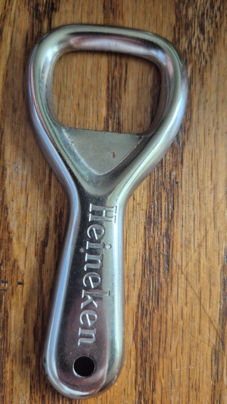 Vintage Heineken flesopener, Ophalen of Verzenden, Gebruikt