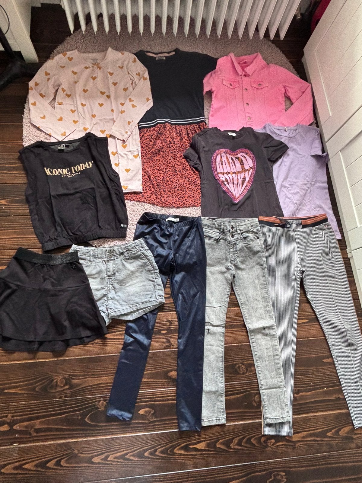 Kledingpakket zomer meisje maat 146/152, Kinderen en Baby's, Kinderkleding | Kinder-kledingpakketten, Zo goed als nieuw, Maat 146