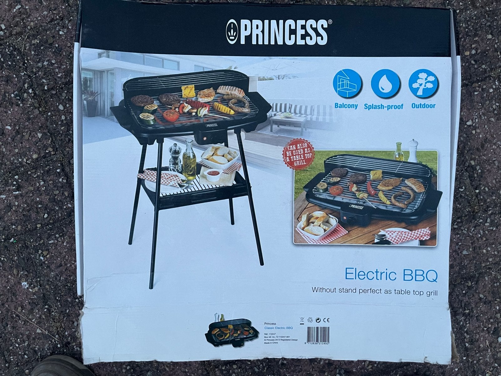 Princess Elektrische BBQ - Nooit gebruikt!, Ophalen of Verzenden, Nieuw