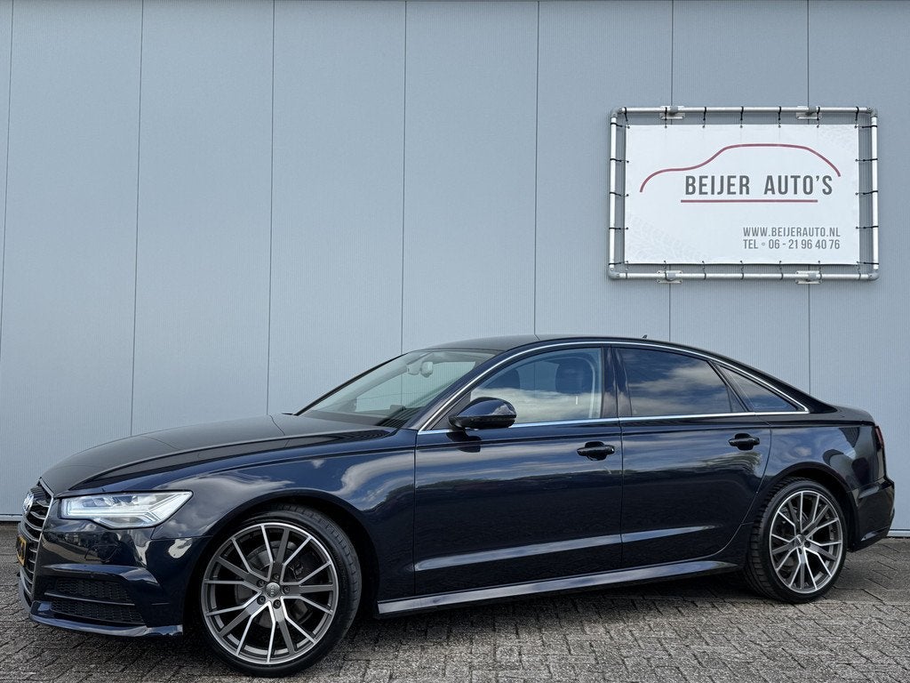 Audi A6 Limousine 1.8 TFSI ultra Lease Edition Automaat Carp, Auto's, Audi, Gebruikt, Euro 6, Blauw, Bedrijf