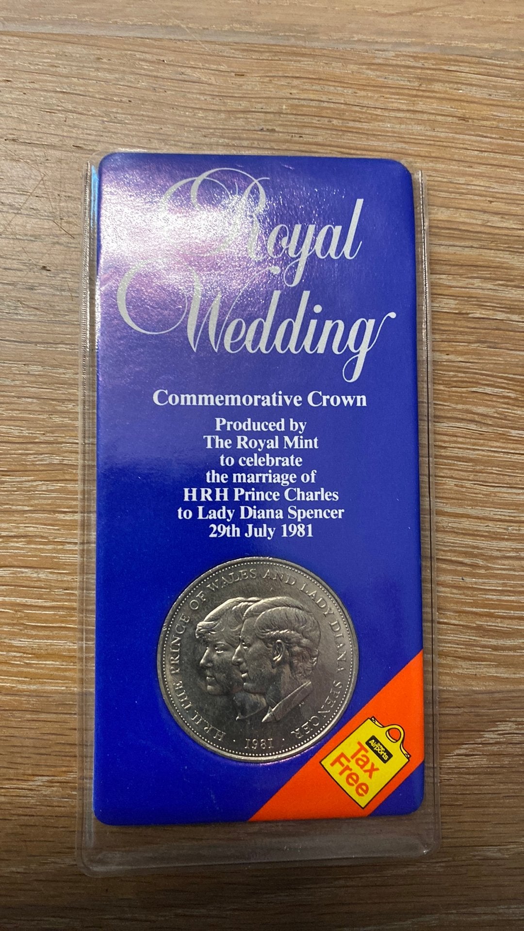 Herdenkingsmunt Engeland, Ophalen of Verzenden, Overige landen