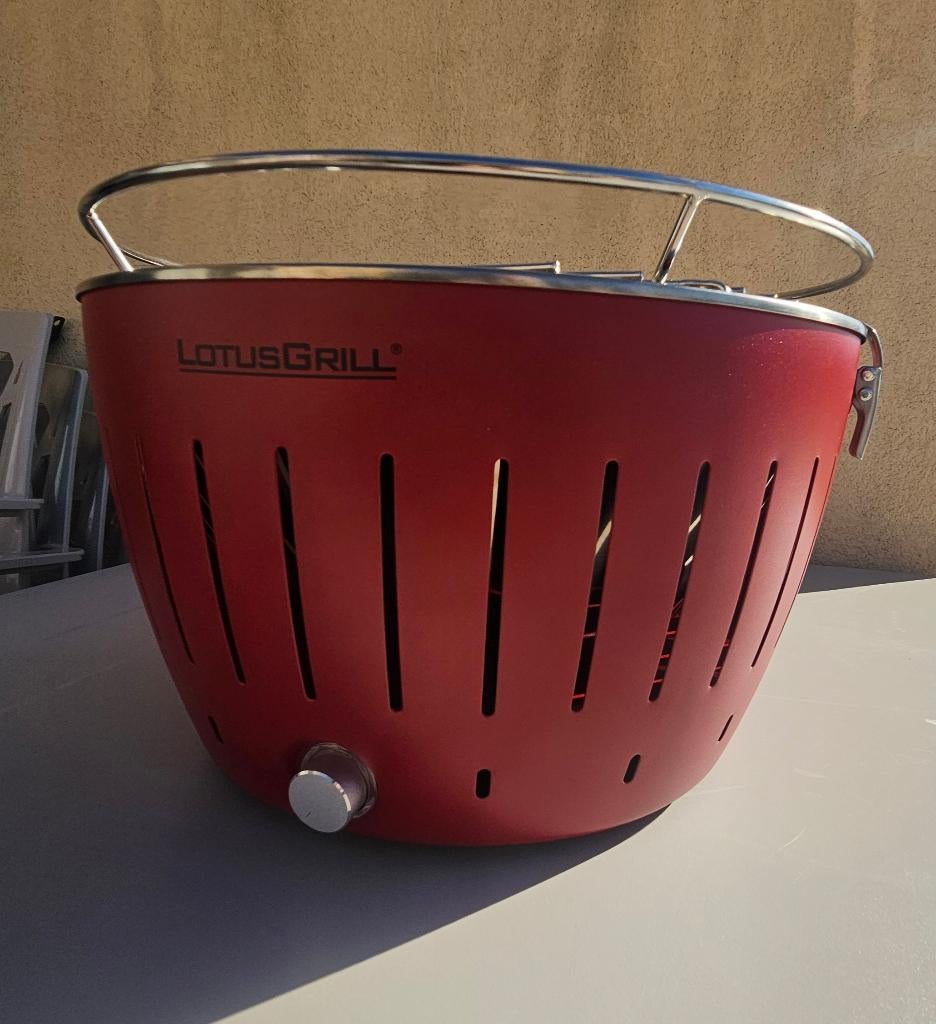 Lotusgril Rookvrije Houtskool Gril, Ophalen of Verzenden, Zo goed als nieuw, LotusGrill