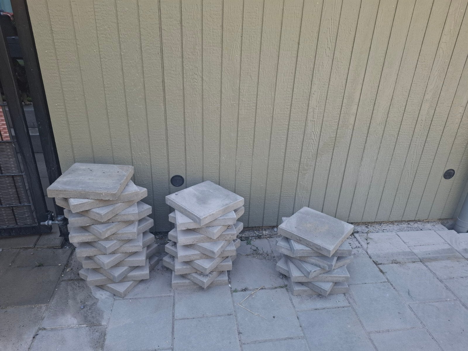 Tegels 30x30 cm 30 stuks, Tuin en Terras, Ophalen, Gebruikt, Beton, Terrastegels