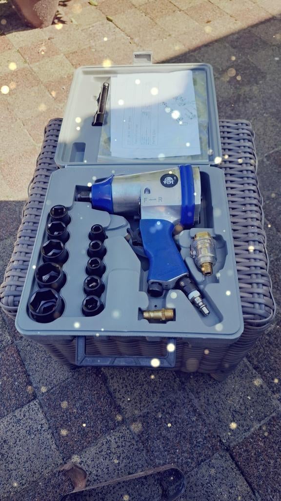 VDT Slagmoersleutel Set in Opbergkoffer, Ophalen of Verzenden, Gebruikt