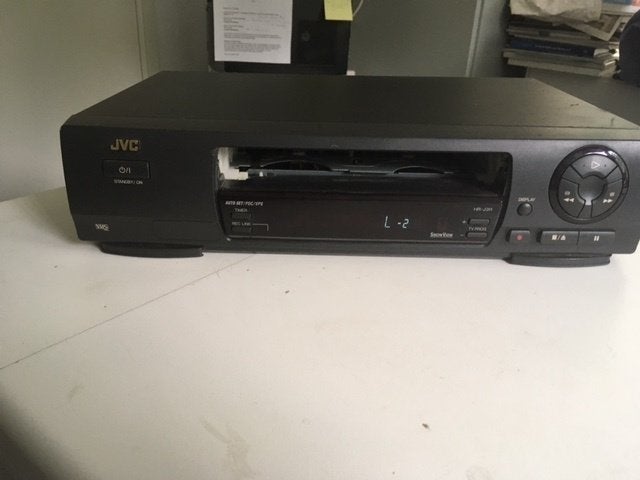 Cassette  Recorder  JVC HR- J311  EU in zwart, Audio, Tv en Foto, Cassettedecks, Ophalen, JVC