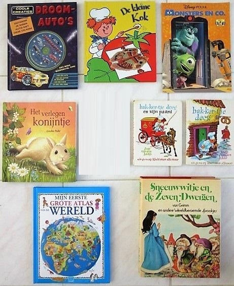 8 Kinderboeken - Disney dieren sprookjes Nickelodeon Pixar …, Ophalen of Verzenden, Zo goed als nieuw, Sprookjes