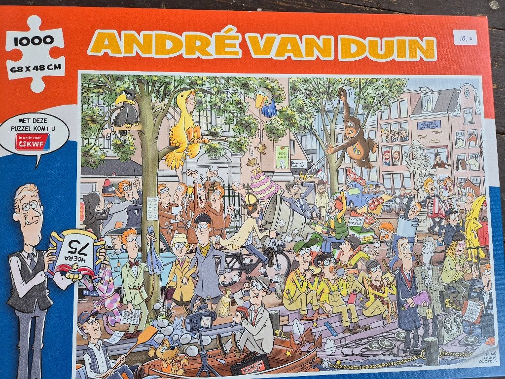 Puzzel Andre van Duin 1000, Ophalen of Verzenden, 500 t/m 1500 stukjes, Zo goed als nieuw, Legpuzzel
