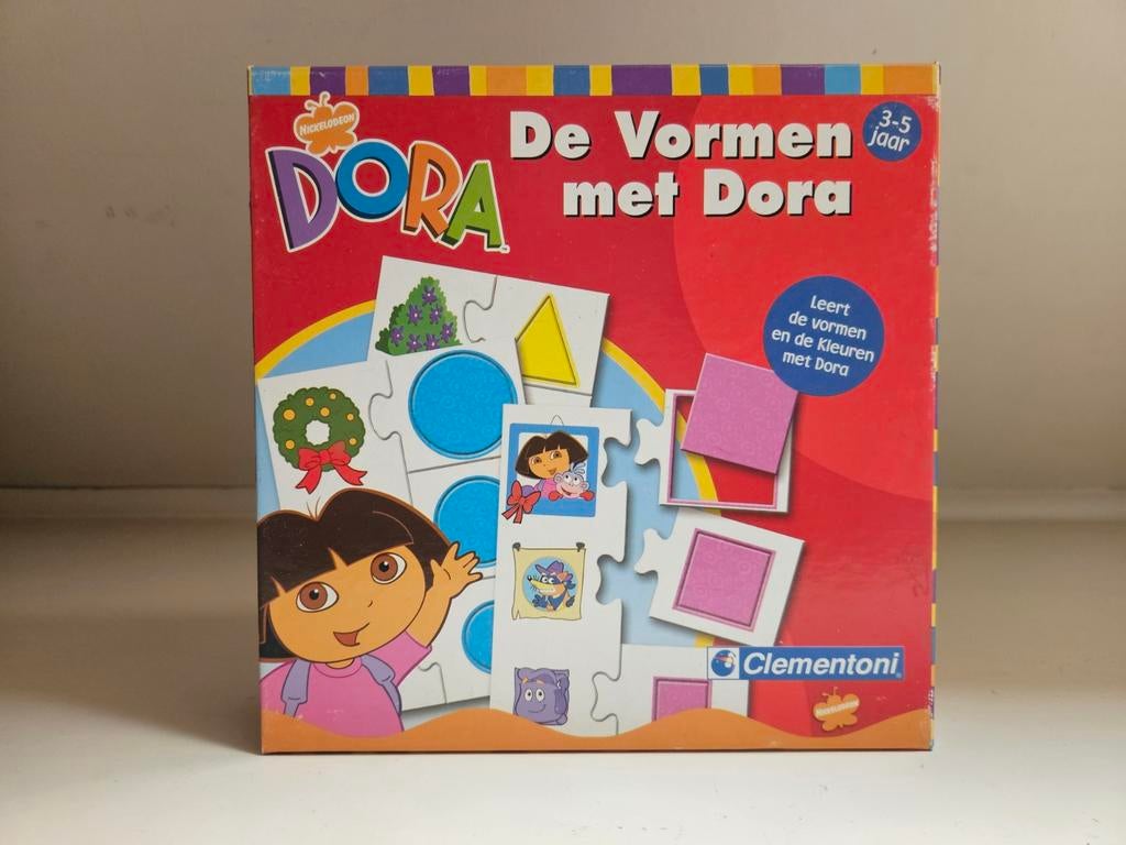 Dora De Vormen met Dora - Clementoni Puzzel, Ophalen, Gebruikt, Puzzelen