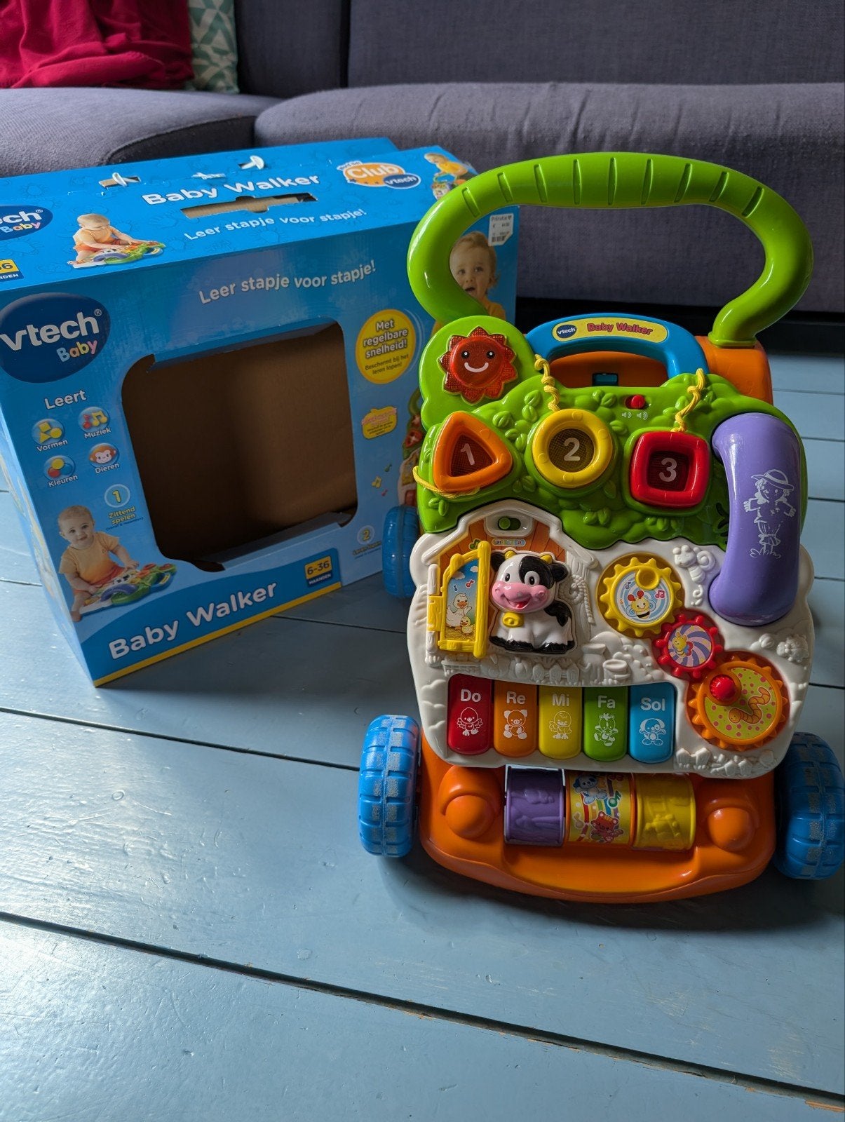 VTech Baby Walker - Leer stapje voor stapje!, Ophalen, Zo goed als nieuw, Overige typen, Met licht