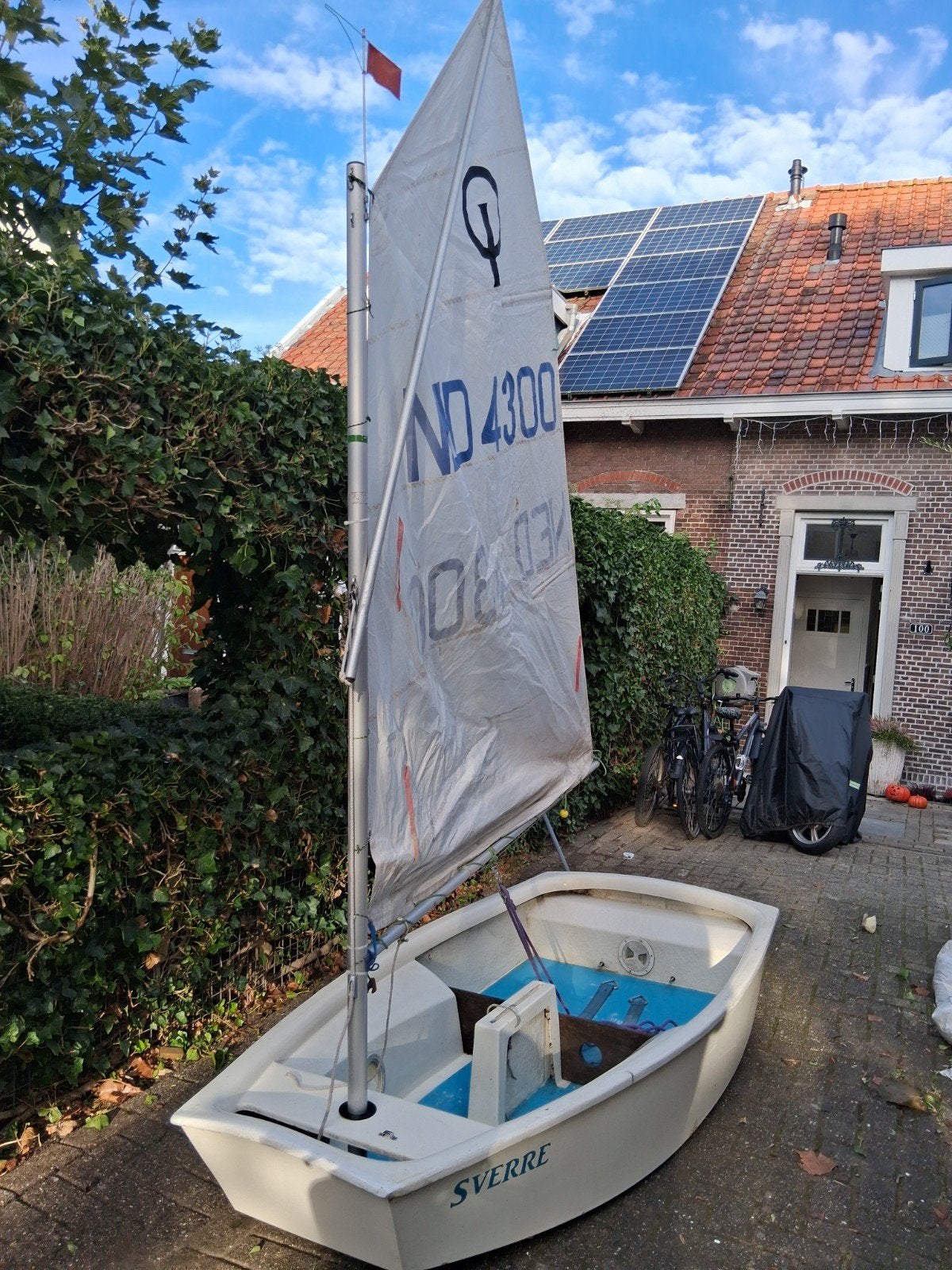 optimist zeilboot, Watersport en Boten, Ophalen, Gebruikt, Overige typen, Minder dan 15 m²