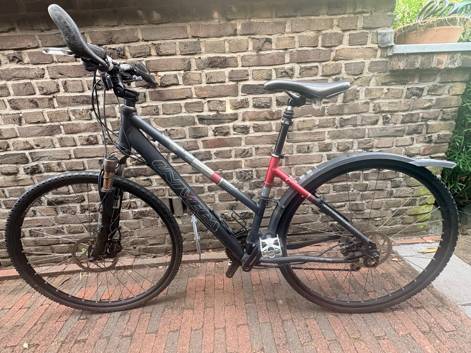 Univega Terreno 400 Hybride Fiets met Schijfremmen, Gebruikt, 26 inch, Schijfrem, Ophalen