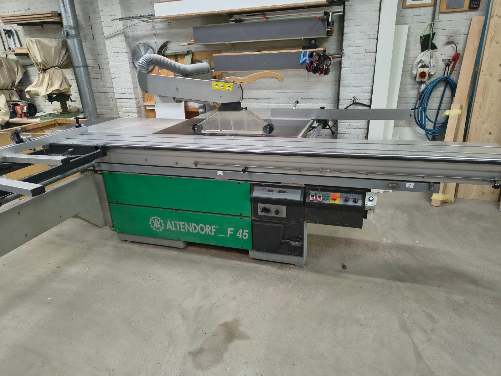 Altendorf F45 Formaatzaag, Ophalen, Gebruikt, Altendorf, 70 mm of meer