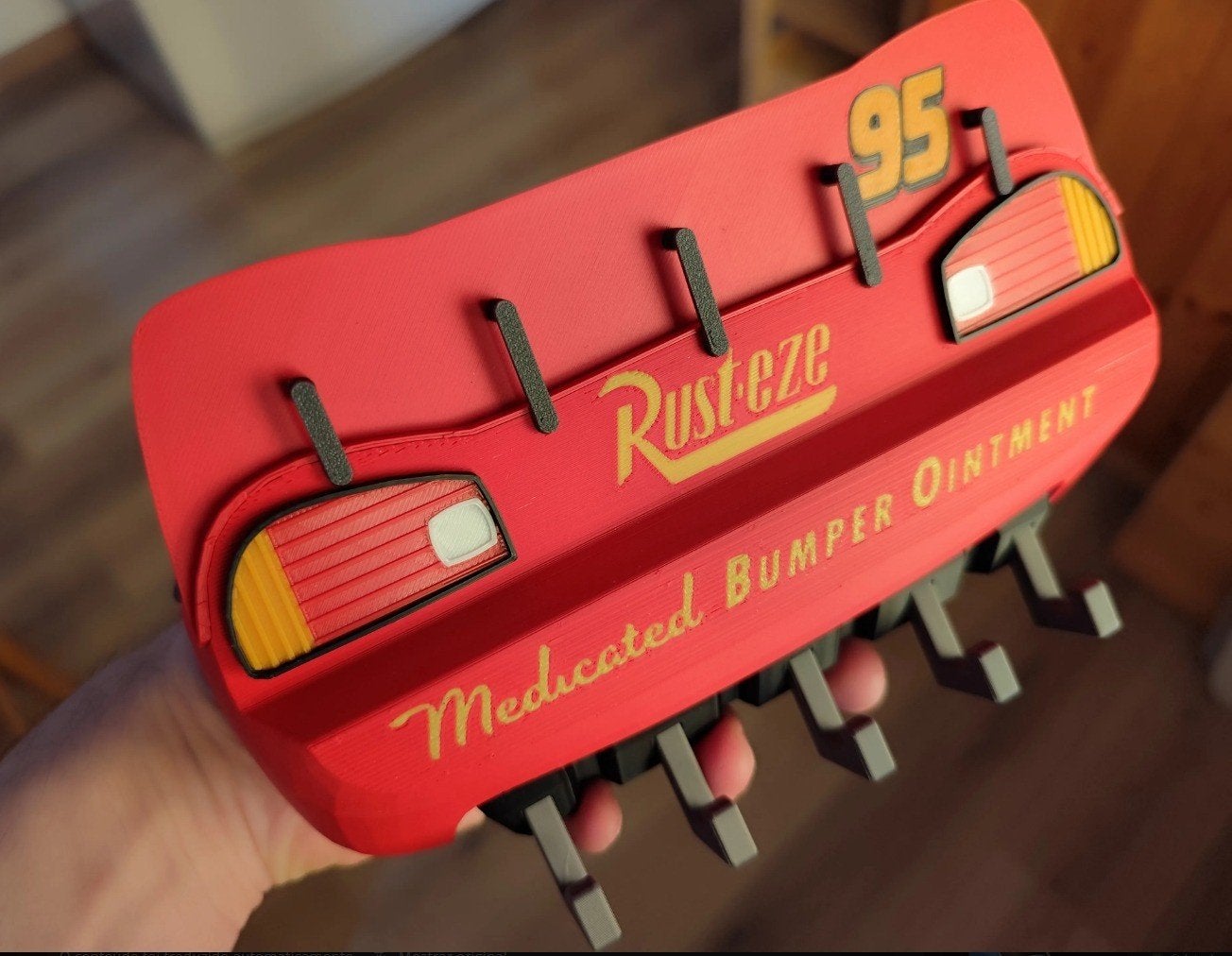 Lightning McQueen sleutelhouder - Cars thema, Overige stijlen, Kunststof, Ophalen of Verzenden, Zo goed als nieuw