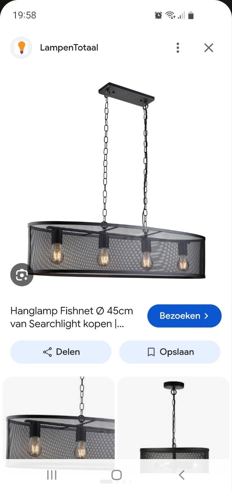 mooie set hanglampen, Huis en Inrichting, Ophalen