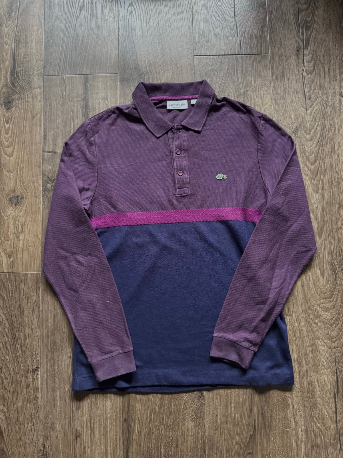 Lacoste Regular Fit Polo Lange Mouwen (Maat M), Verzenden, Zo goed als nieuw, Maat 48/50 (M), Meerkleurig