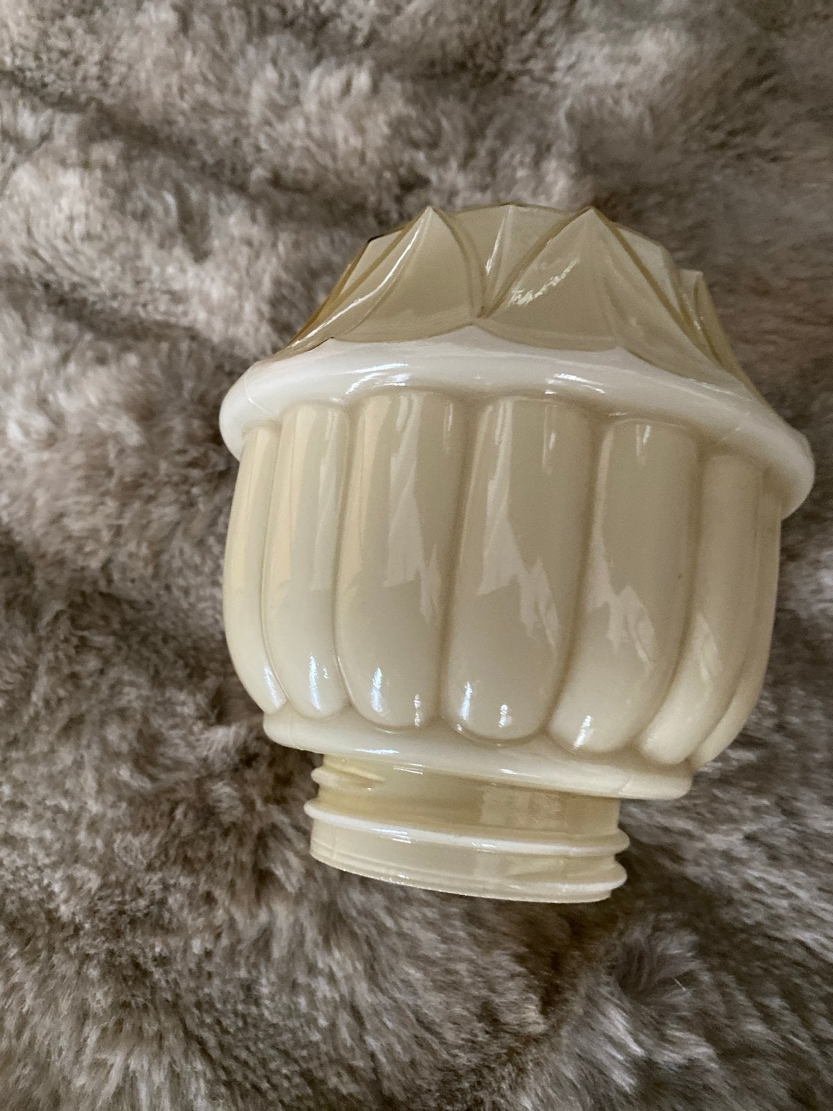 Thabur Art Deco Opaline Glas Lamp Jaren '30 - Perfecte Staat, Antiek en Kunst, Ophalen