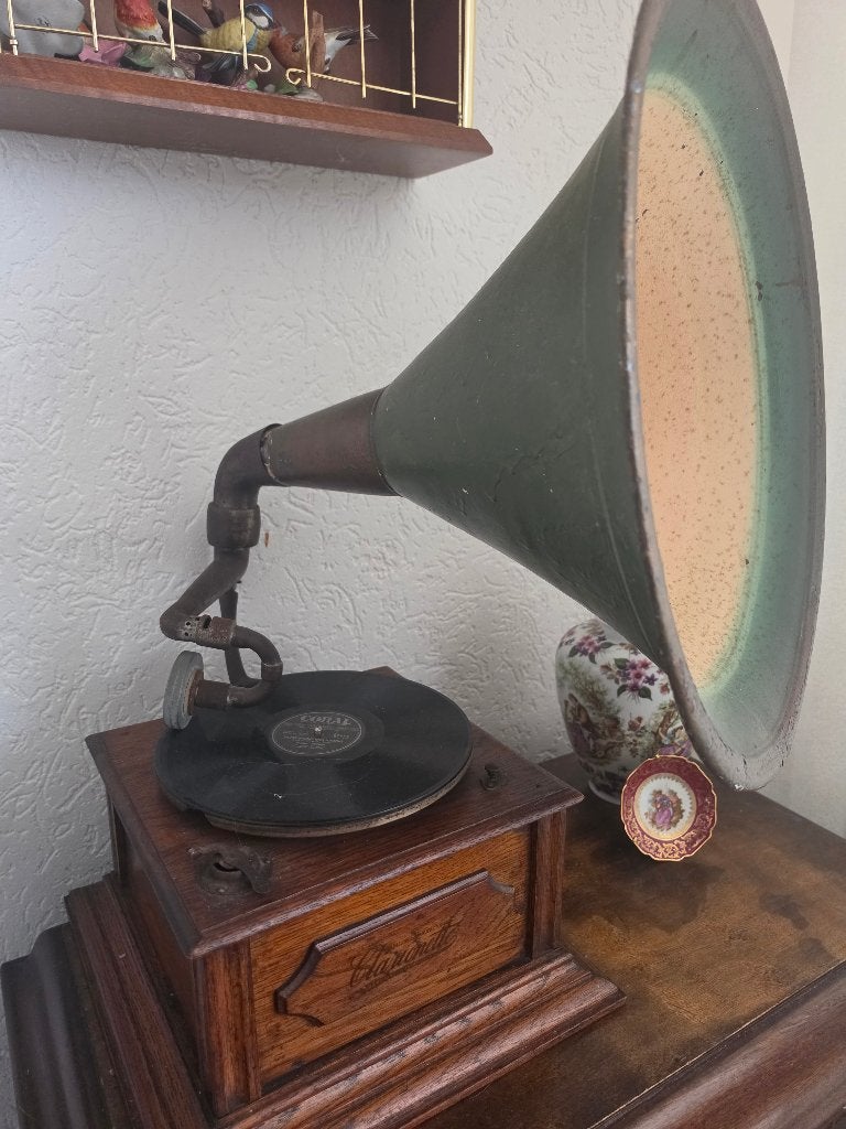 Antike Glarionelle grammofoon Super exemplaar, Antiek en Kunst, Ophalen
