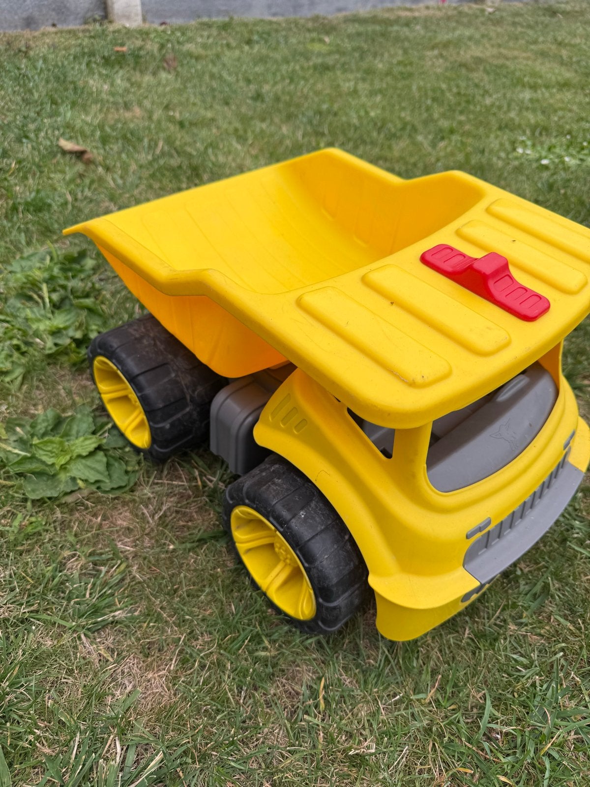 Grote gele kiepwagen speelgoed, Ophalen, Gebruikt