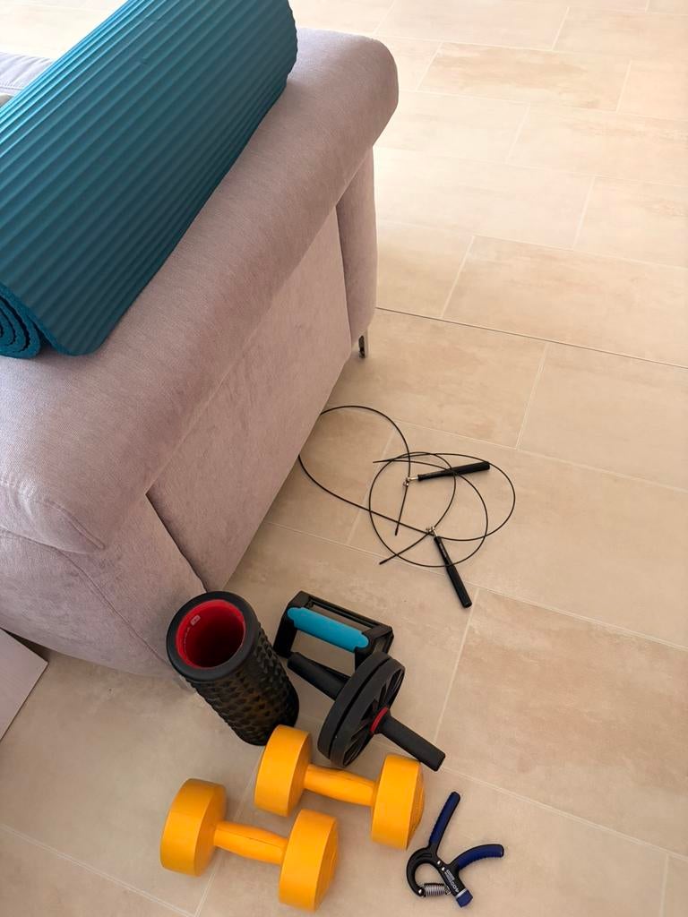 Verzameling fitness artikelen zgan, Sport en Fitness, Ophalen, Zo goed als nieuw, Rug