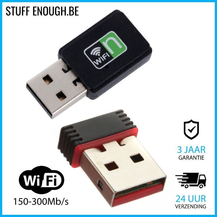 600 MB/S Wifi USB Mini Dongle Network Draadloze Adapter, Verzenden, Nieuw