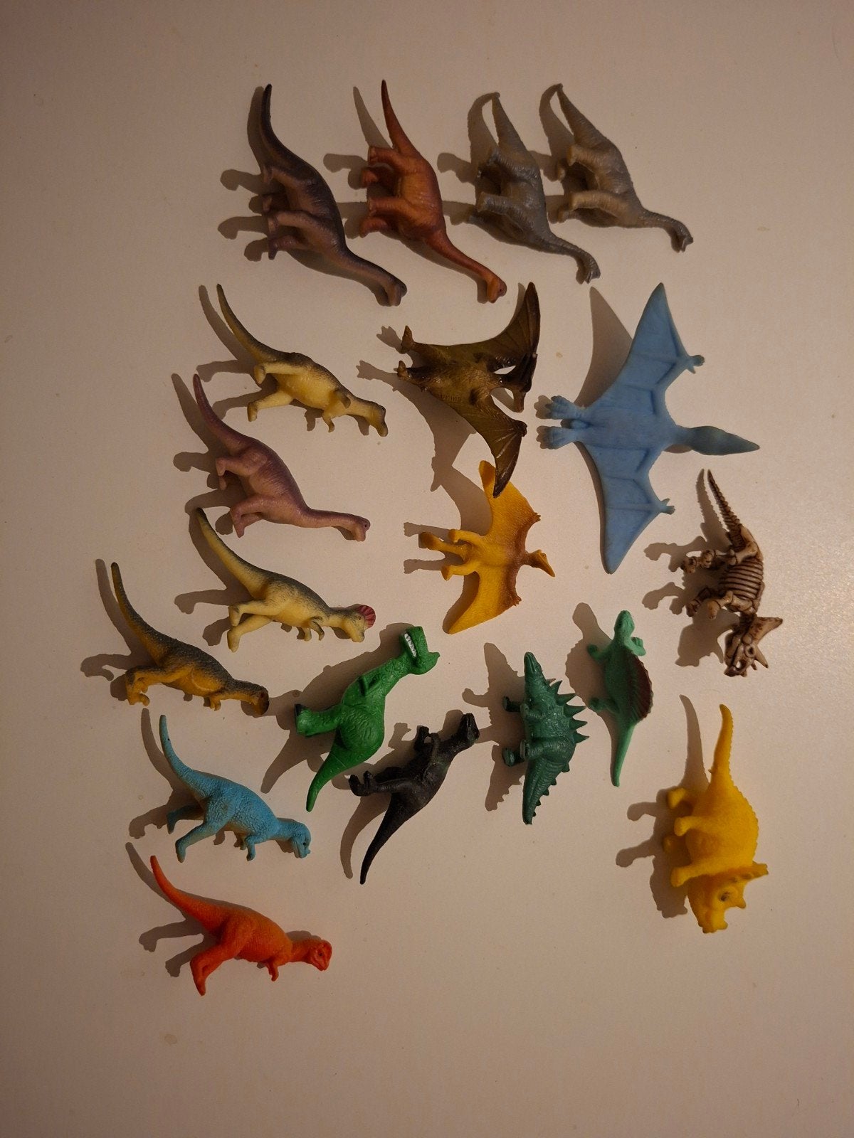 Grote set van 19 diverse dinosaurus speelgoedfiguren, Ophalen of Verzenden, Gebruikt