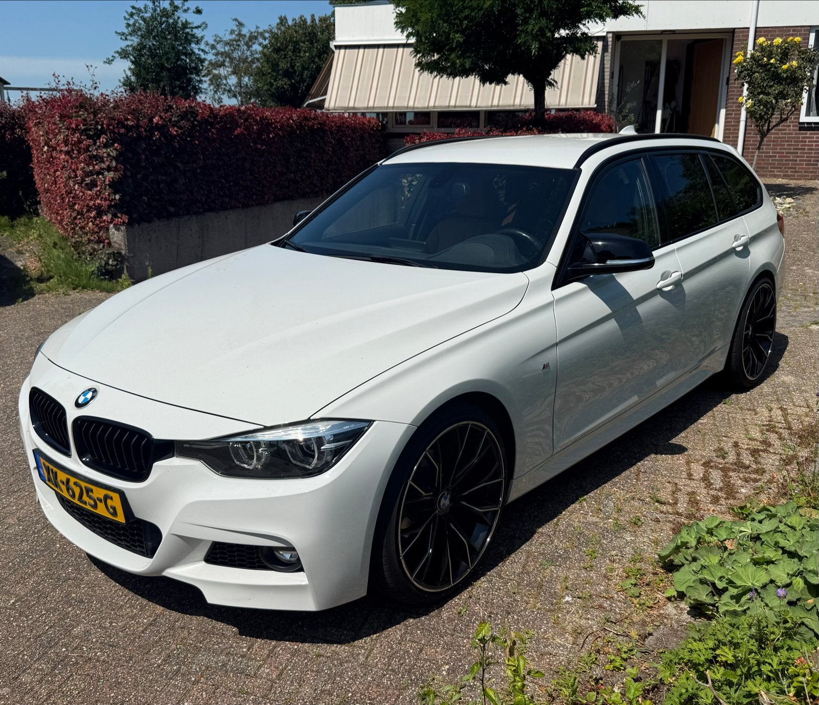 BMW 3-Serie 318i 136pk Aut 2019 Wit MSport edition, Auto's, Automaat, 1465 kg, Wit, Particulier