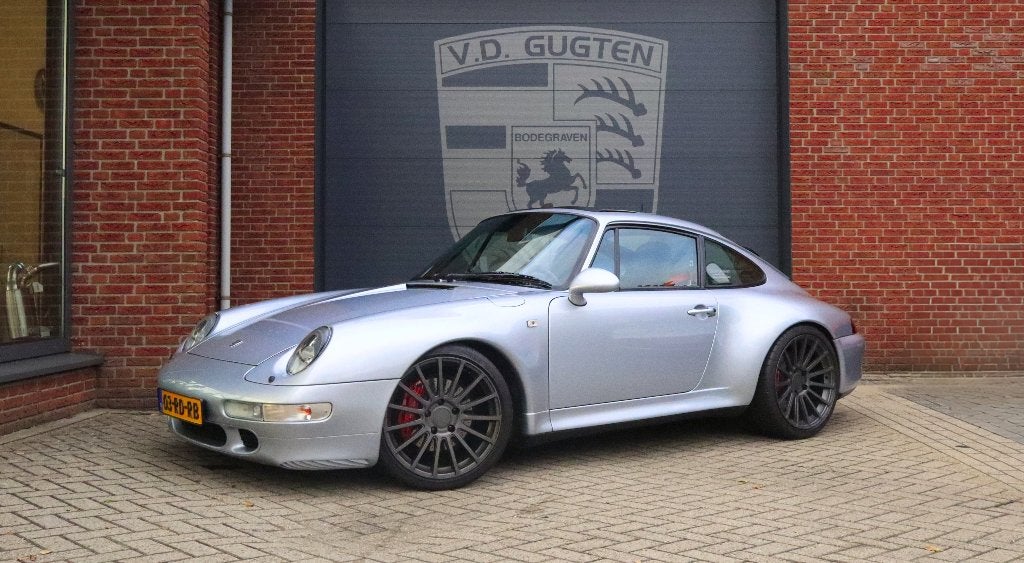 Porsche 911 3.6 Carrera 4 S Coupe Handgeschakeld 1996 zilver, Auto's, Open dak, Zwart, Handgeschakeld, 6 cilinders