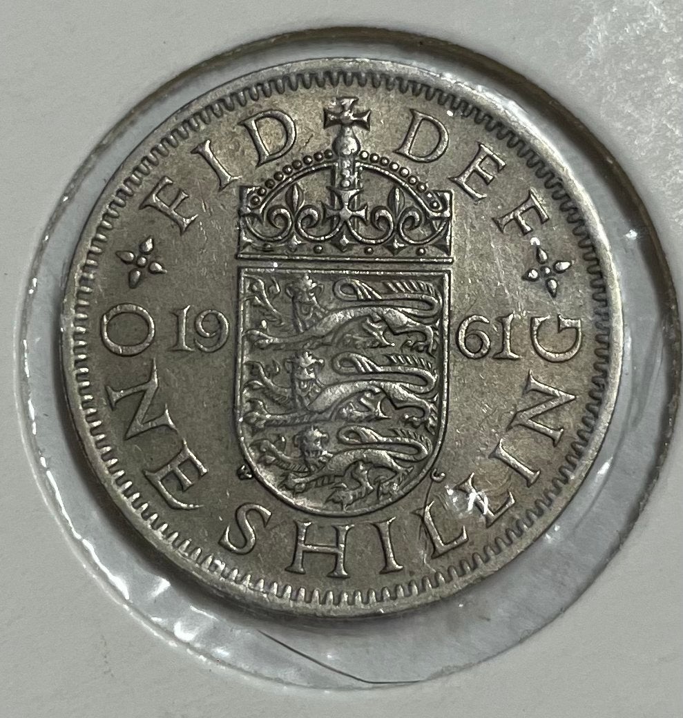 1 shilling Engeland 1961, Ophalen of Verzenden