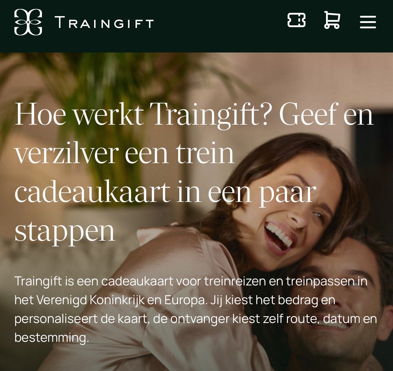 Digitale Traingift Cadeaubon t.w.v. €100,-, Eén persoon, Cadeaubon