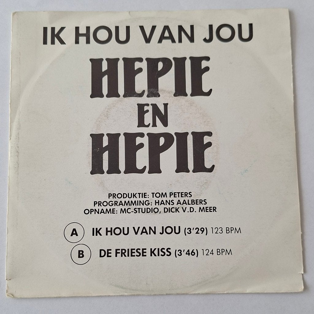 Hepie en Hepie - Ik hou van jou, Gebruikt, Ophalen of Verzenden, Overige typen, Nederlandstalig