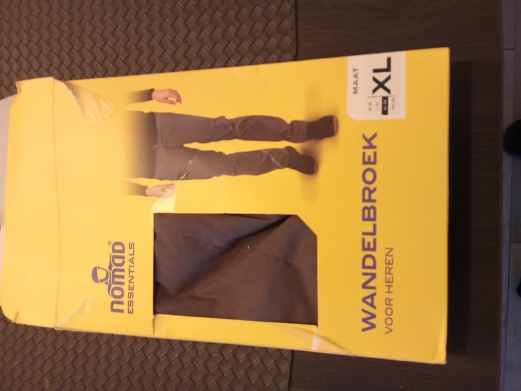 Nomad Essentials Wandelbroek Heren - Maat XL, Ophalen of Verzenden, Nomad, Grijs, Maat 56/58 (XL)