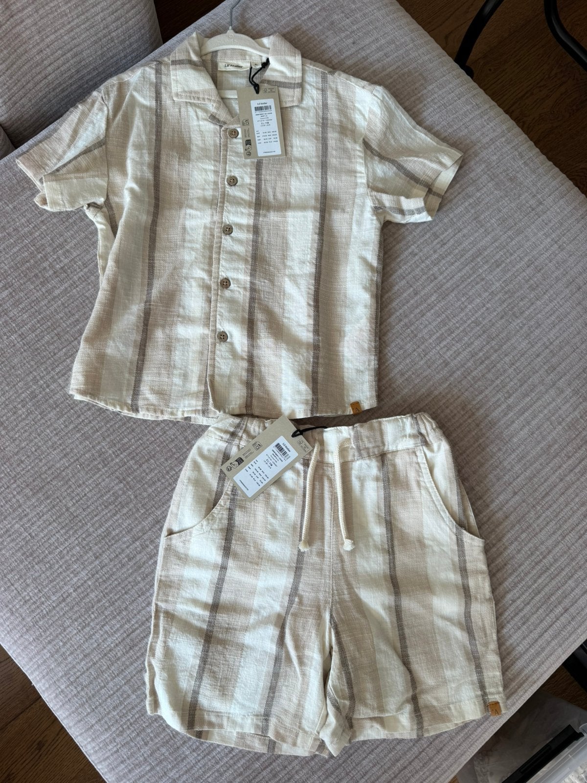 Lil' Atelier setje NMMFIBERT maat 116, Nieuw, Ophalen of Verzenden, Lil Atelier, Setje